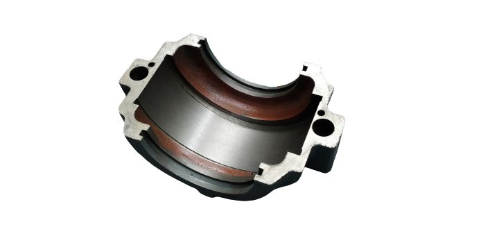 Cutaway of an SN / SNL plummer block base