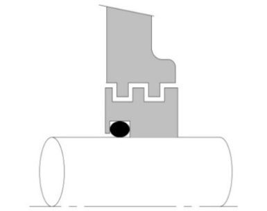 Labyrinth Seal (TS) sealing arrangement drawing, For SSN / SD