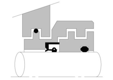 Taconite Seal (TAU) sealing arrangement drawing, For SSN / SNL